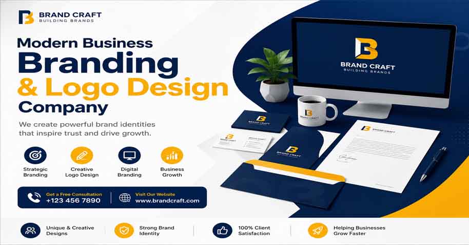 Modern Business Branding and Creative Logo Design Services