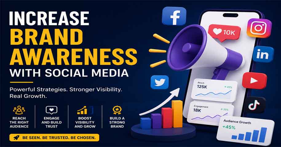 Increase Brand Awareness with Social Media Using Professional Marketing Strategies